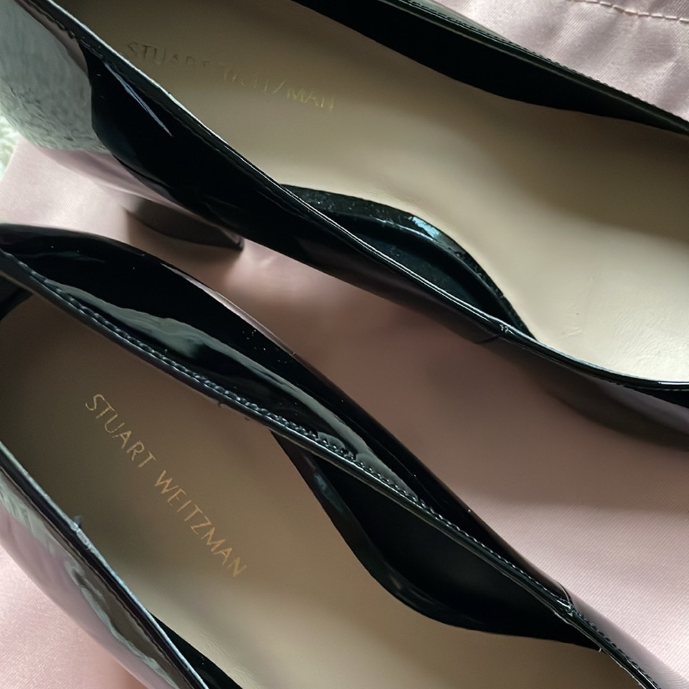 New Condition Stuart Weitzman Holly Shiny Patent … - image 2